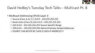 Learning Multicast Part 8-1: Securing Multicast