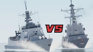 DCS：052C驱逐舰 VS 阿尔瓦罗·巴赞级护卫舰！谁更强？【大香蕉游戏】