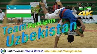 'Team Uzbekistan H/L' [2018 Busan Beach Kurash International Championship]