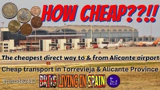 Alicante Airport to Torrevieja for 3.15€?! Cheapest way to get to Torrevieja from Alicante airport