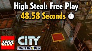 High Steal: Free Play in (48.58 Seconds) LEGO City Undercover Speedrun