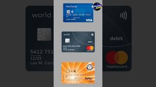 what is the difference in master card, visa card or rupaye card..#education #youtube #shorts