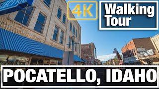 4K City Walks:  Pocatello, Idaho Virtual Treadmill Walking Tour