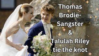 Thomas Brodie-Sangster & Talulah Riley's Fairytale Wedding: A Magical Celebration of Love #marry