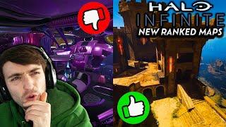 HONEST THOUGHTS ON THE NEW HALO INFINITE RANKED MAPS | INQUISITOR + FORTRESS