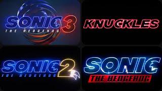 Evolution of Sonic Movie logos (2019-2025)