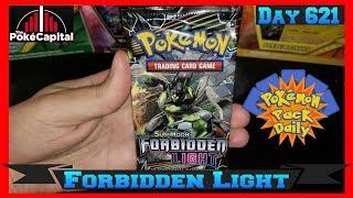 Pokemon Pack Daily FORBIDDEN LIGHT Booster Opening Day 621 - Featuring ThePokeCapital