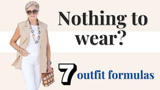 7 OUTFIT FORMULAS when you have NOTHING to wear.