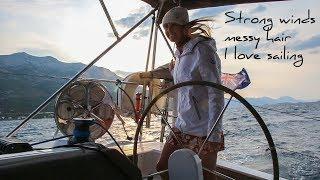 27. STRONG WINDS and great SAILING in Croatia | Sailing the Croatian Islands Brac Korcula and Split