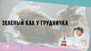 Зеленый кал у грудничка