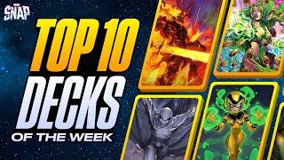 TOP 10 BEST DECKS IN MARVEL SNAP | Weekly Marvel Snap Meta Report #108