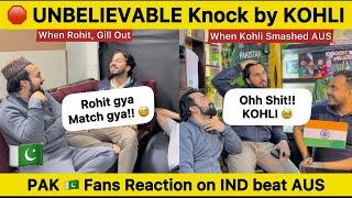 PAK  Fans Reaction on INDIA beat AUSTRALIA in Champions Trophy Semi Final | Kohli Heroic innings