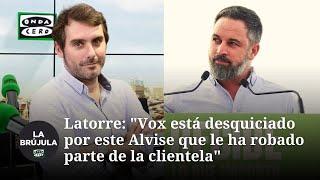Rafa Latorre: "Vox está desquiciado por este Alvise que le ha robado parte de la clientela"