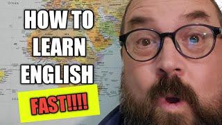 How to Learn English FAST!!!! : English Teacher Joe Crossman