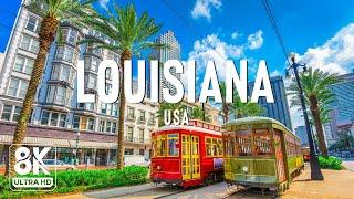 Louisiana 8K UHD - Explore the Pelican State's Rich Cultural Heritage: Relaxing Piano Music