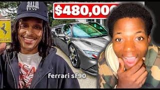 Prince Kay reacts to Agent buying his dream car