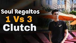 Soul Regaltos 1v3 clutch against Best Team || Competitive Gameplay of Team soul | #regaltos #mortal