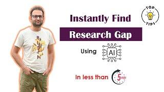 How to Identify Research Gap using AI tools. Best AI tools to find research gap with examples.