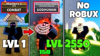 Full Body Haki Noob to Pro | Unlocked God Human | Human v4 & Angel v4 Full Awakening in Blox Fruits!