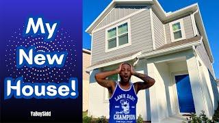 My Brand New House! | Empty House Tour | 2023 | NEW BUILD | YABOYSIDD