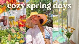 cozy spring days ~ farmers market, pool days & fun activities!
