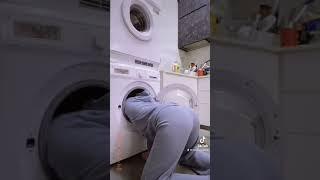 stuck in washing machine