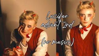 LUCIFER ASMR| wrapping gifts with dad (no music)
