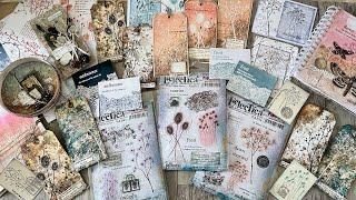 New PaperArtsy Stamps - Winter Botanical Textures