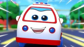 Wheels On The Ambulance Safety Vehicles and Kids Nursery Rhymes