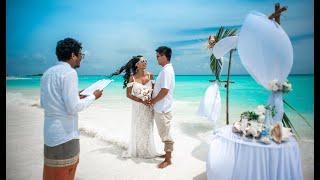 Maldives Wedding  Uninhabited island close to Lux Resort