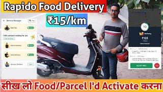 Rapido Food Delivery Start कर ही लिया Rapido Captain Activated Rapido Food Delivery VSK Vlogs Noida