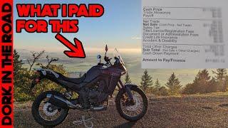 2024 Honda Transalp 750: What I Paid (Out the Door Price + Breakdown)