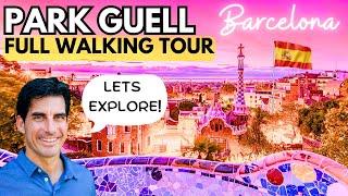 PARK GUELL BARCELONA 2023 - FULL WALKING TOUR - THINGS TO DO IN BARCELONA