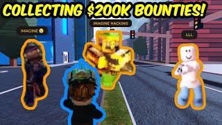 ARRESTING $200,000 TOTAL BOUNTY CRIMINALS in Roblox Jailbreak!