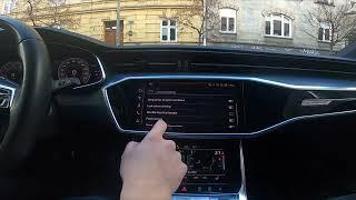 How to Find and Manage Car Settings and Info in Audi A6 C8 (2018 - now) - Manage Basic Car Functions