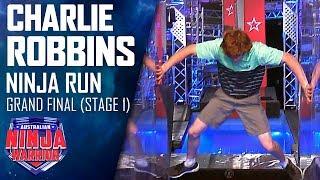 Charlie Robbins blitzes the Stage 1 course | Australian Ninja Warrior 2019