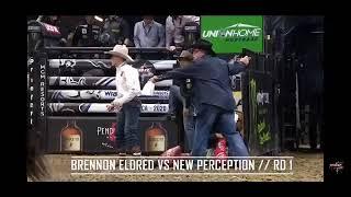 Daylon Swearingen Jumps into Arena To Save Unconscious Brennon Eldred and gate man gets flipped.