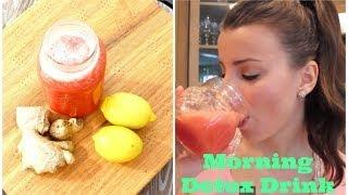 Watermelon Ginger Detox Drink: Morning Cleanse