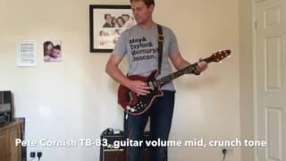 KAT Strap TB, Fryer TB Deluxe and Pete Cornish TB-83 sound comparison.