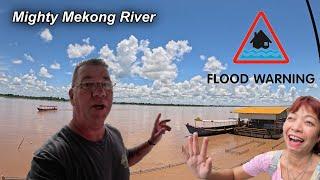 Should we be worried about this massive Mekong River flowing over into town