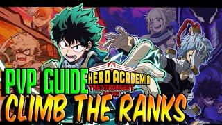 MHA The Strongest Hero PVP GUIDE to HELP IMPROVE YOUR GAME & GET MORE W'S!!