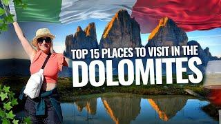 Top 15 Places in the Dolomites | Italy 2023 |  Full Tour