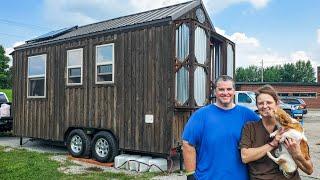 LIFE in a 150 square foot TINY HOUSE | Cabin On Wheels