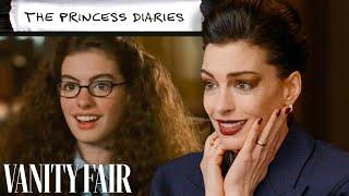 Anne Hathaway Rewatches The Princess Diaries, The Devil Wears Prada & More | Vanity Fair