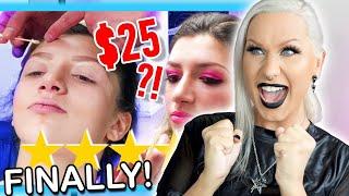 Reacting to the BEST! WORST RATED MAKEUP ARTIST Judy D went to! (Pro MUA) @judyd  @Luxeria