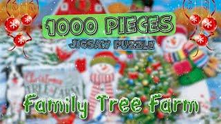 Solving Family Tree Farm 1000 Pieces | Master Pieces Puzzle | Time Lapse