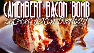 Das ist BBQ - Camembert Bacon Bomb - Schon lange auf meiner Liste!! #bbq #grillen #dasistgeil