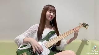 @mina_gf_band | Bass cover to Supido  by frozy #tiktok #basslovers