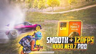 1v4 CLUTCH IS EASY  FOR IQOO NEO 7 PRO SMOOTH + EXTREME PUBG/BGMI TEST 2023  5 FINGER + FULL GYRO