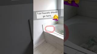 Do this with your tub when building or remodeling… 